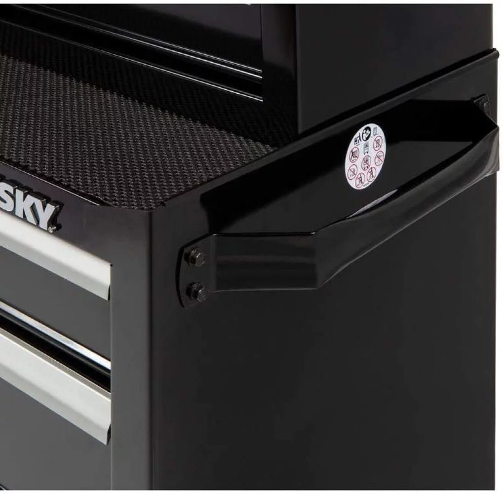 26 in. 4-Drawer Rolling Tool Cabinet in Gloss Black F28067