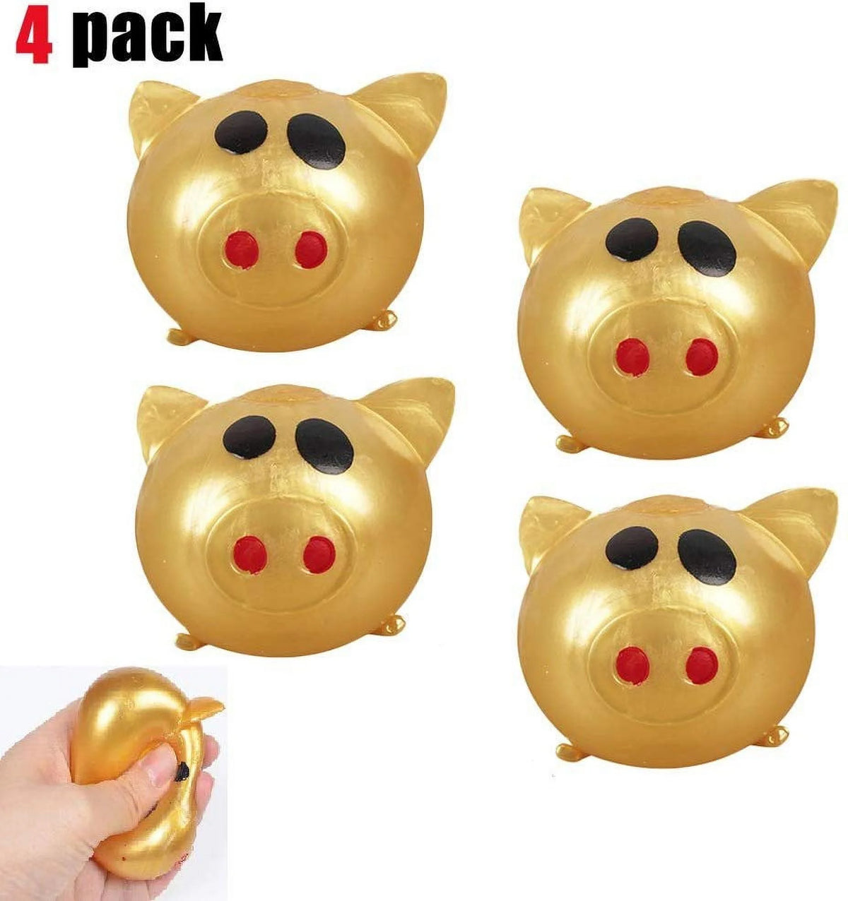 4Pcs Squishy Toy Stress Balls K470883