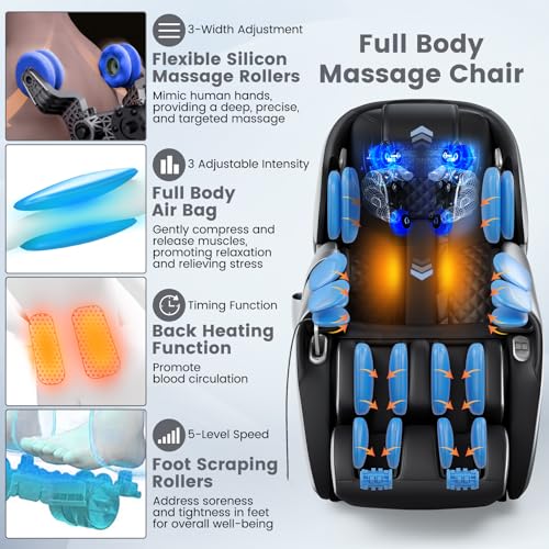 Brown Shiatsu Massage Chair with Heating R64629