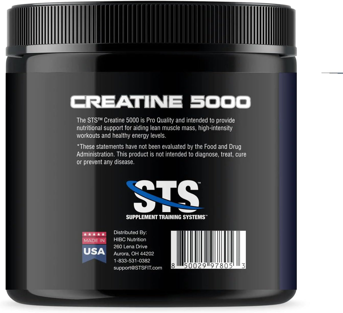 100% Pure Creatine Monohydrate Powder, 300 Grams, 60 Servings O43614