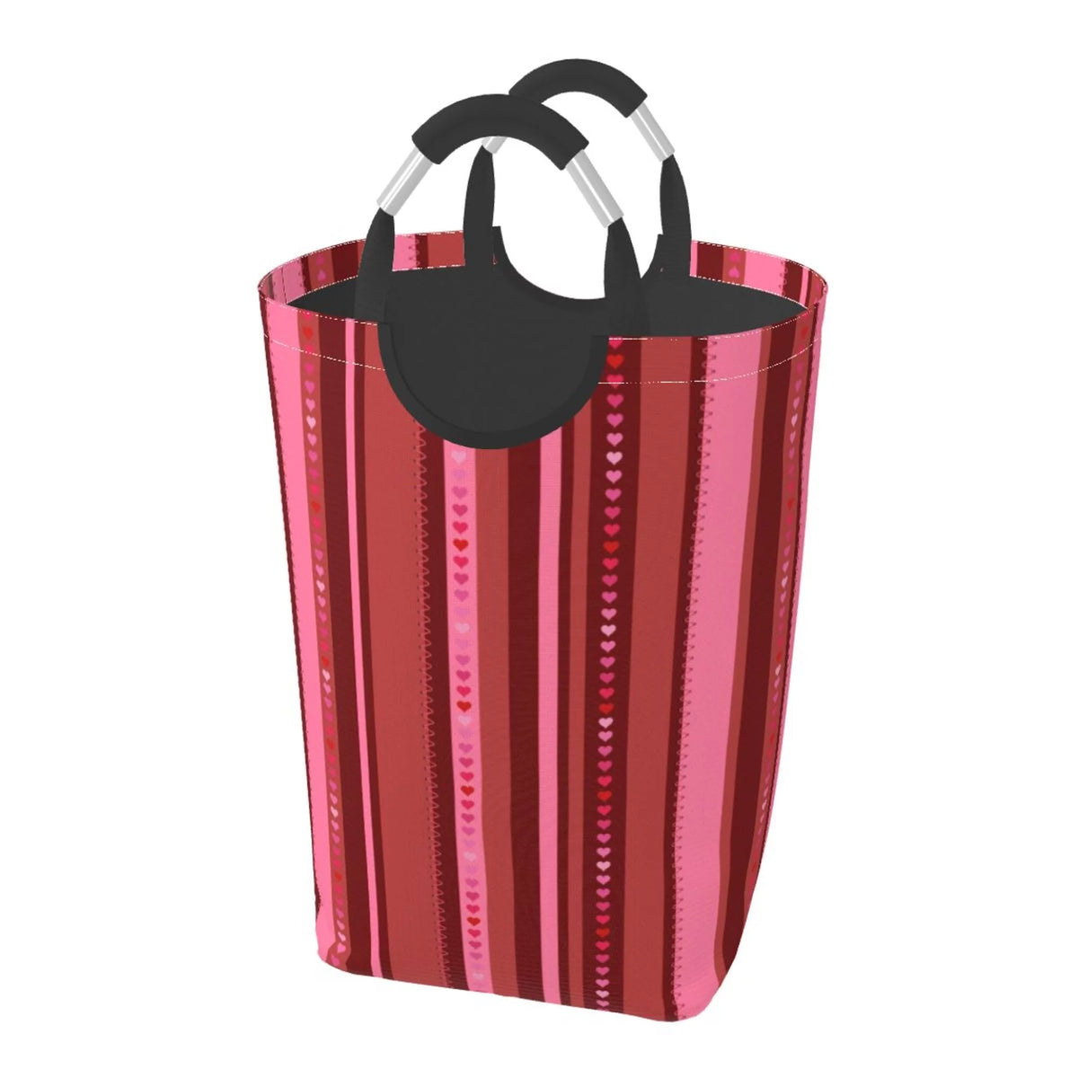 50L Rectangular Foldable Laundry Hamper with Aluminum Handles Q777178