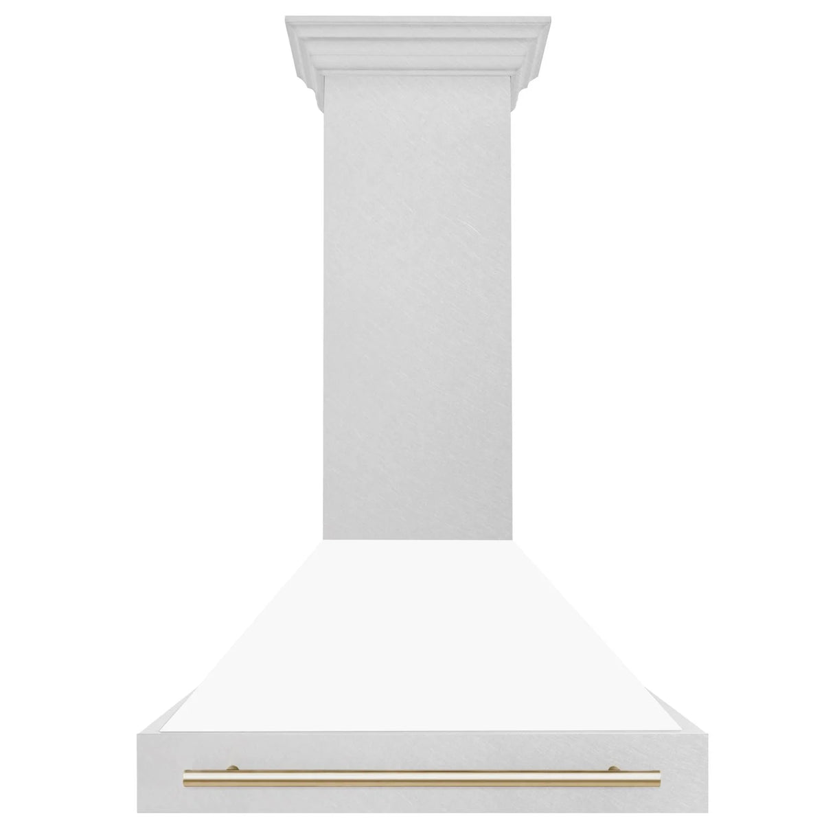 36 Inch Stainless Steel Range Hood with White Matte Shell A57309