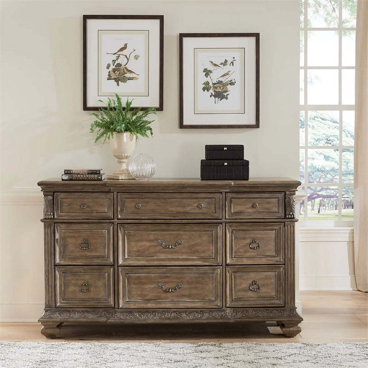 9 Drawer Chestnut Dresser E118