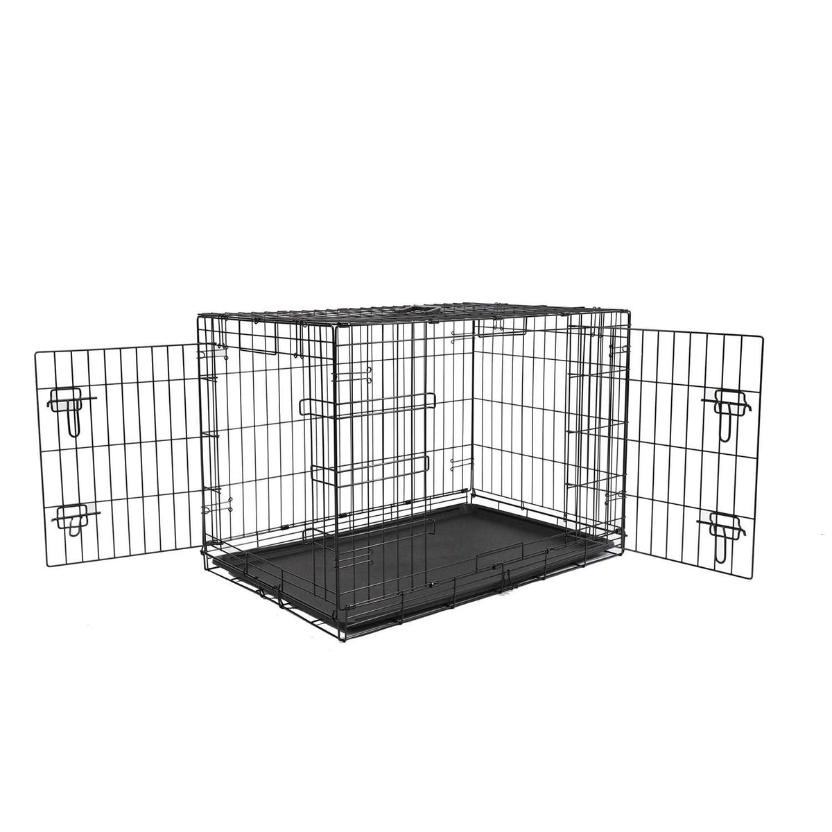 2-Door Folding Dog Crate A211