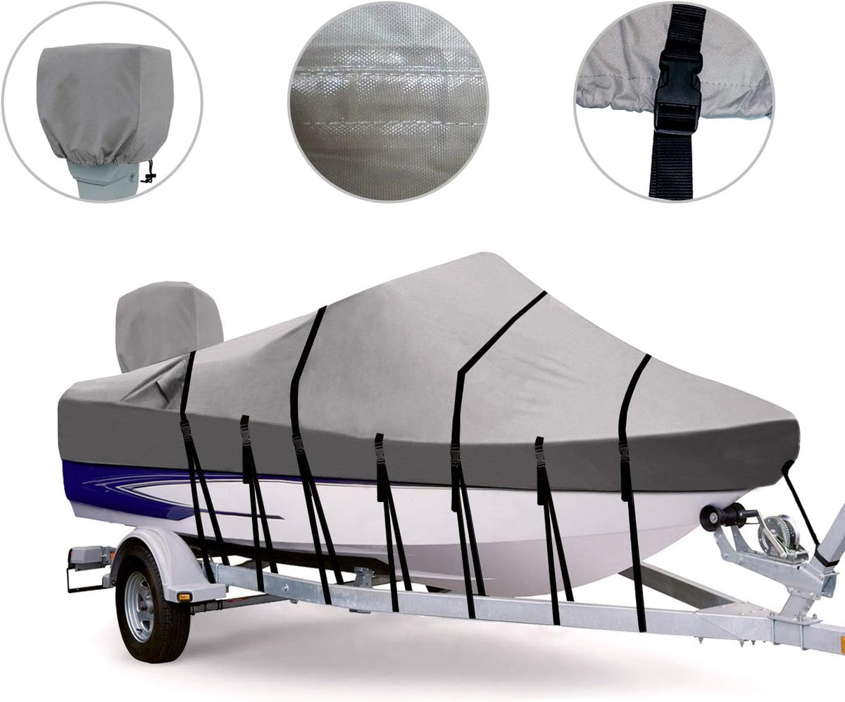 100% Waterproof Marine Grade Polyester Canvas Boat Cover Z91993