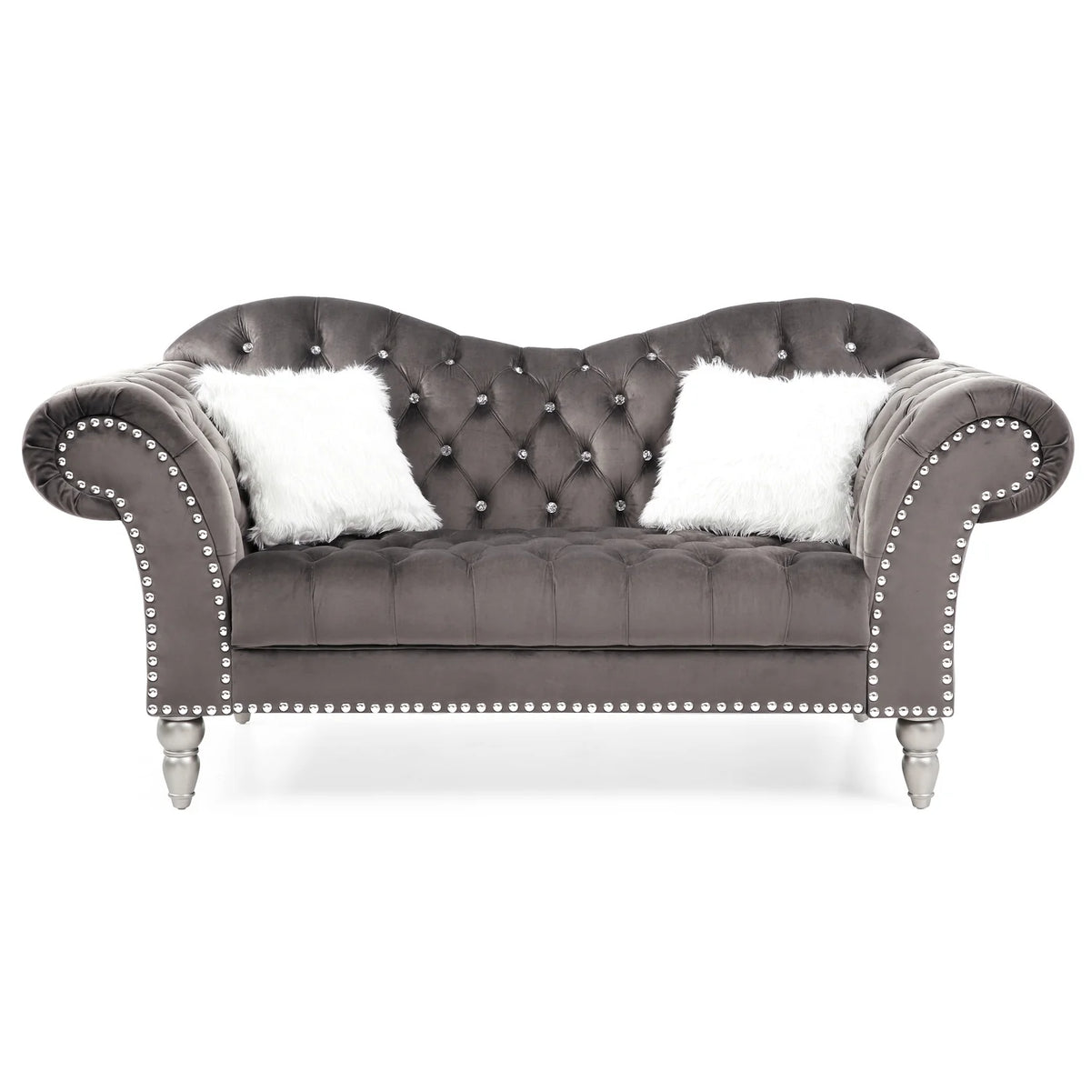 Dark Gray Loveseat F694
