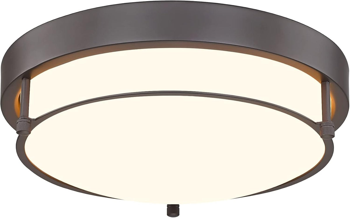 Bushed Nickel 2 Light Ceiling Light K936