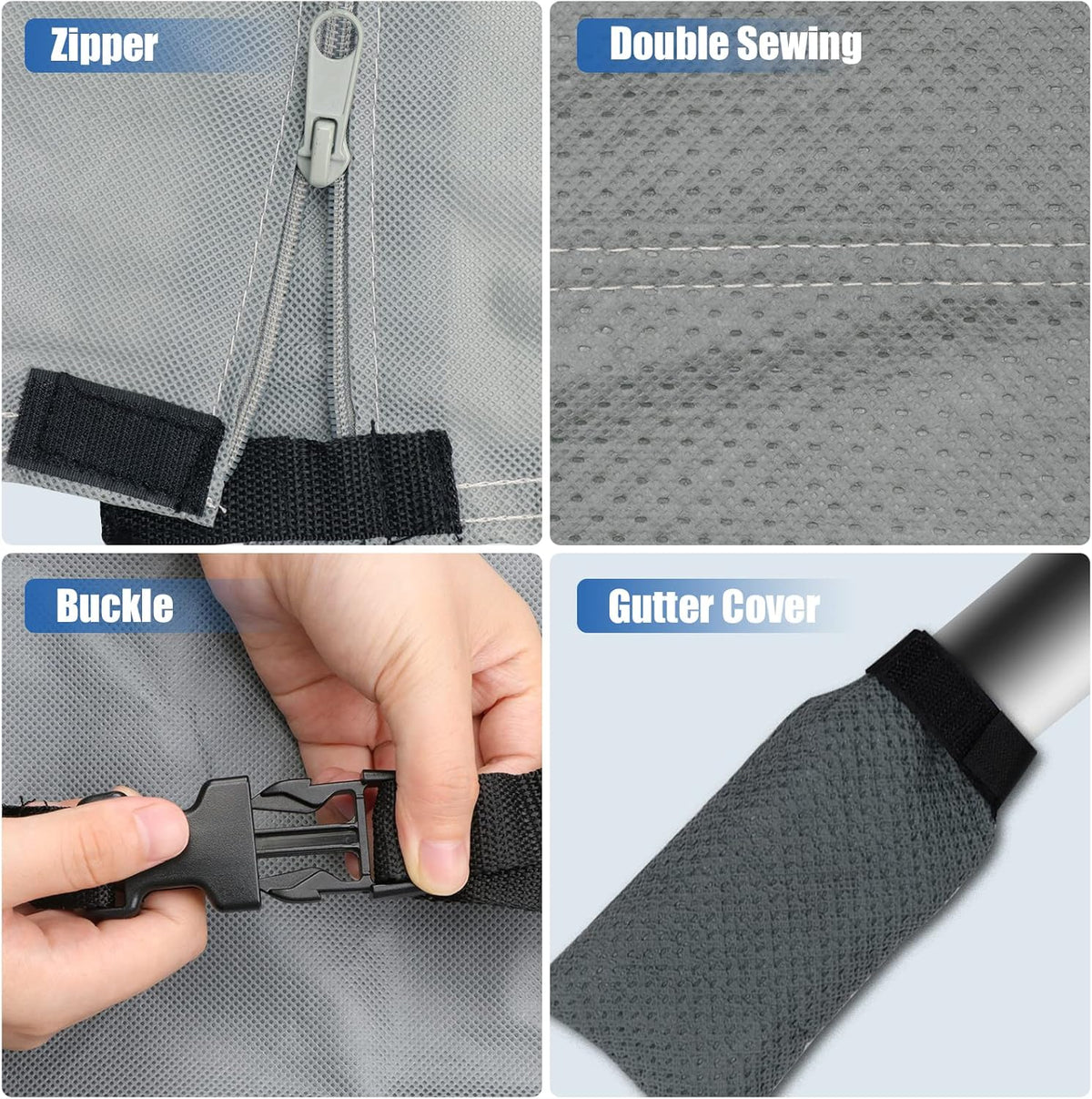 6 Layers Windproof UV Resistant RV Cover 30'1''-33' D54316