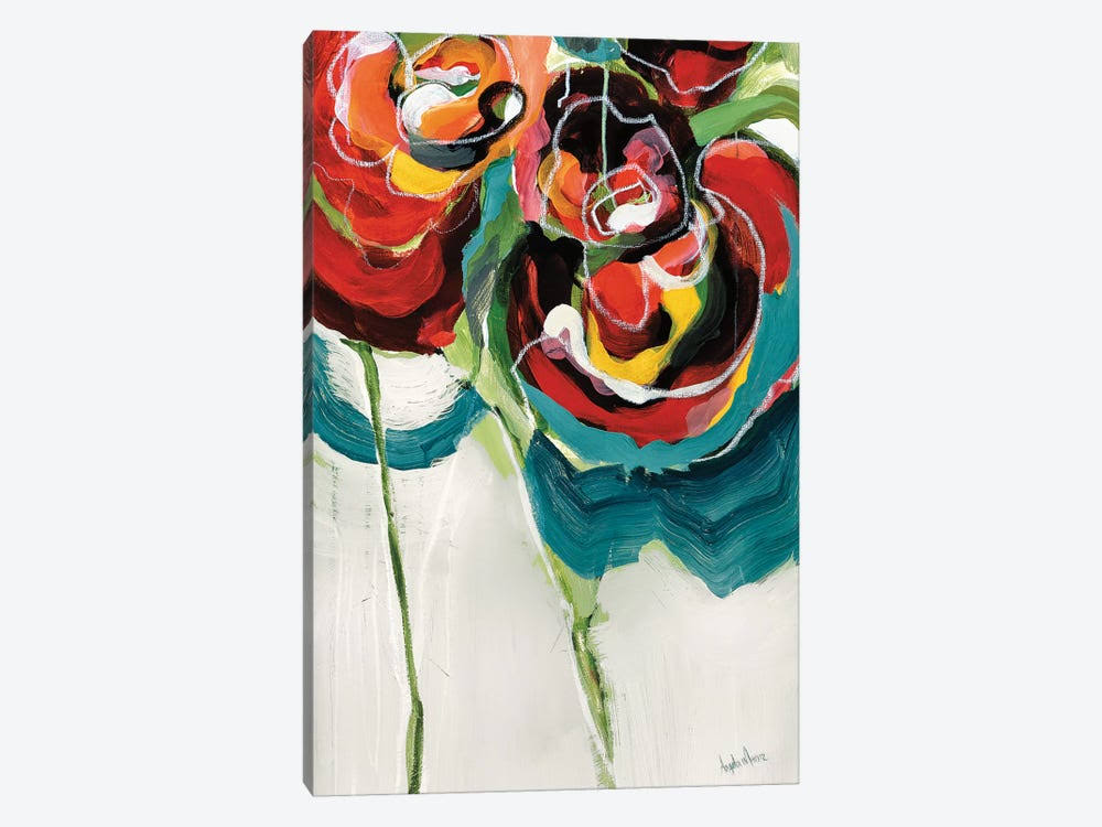 Canvas Art Prints Floral Botanical Roses M787