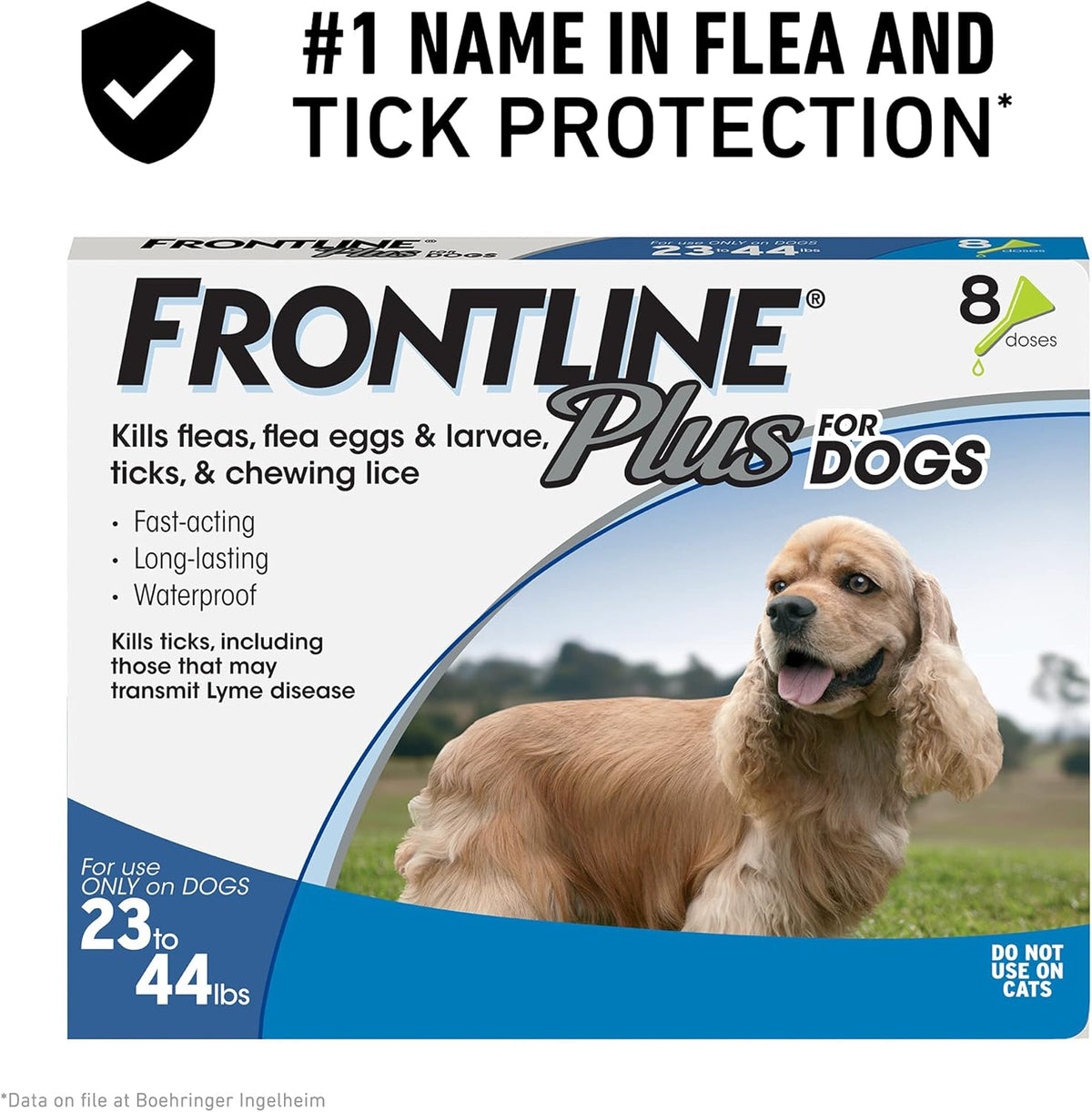 8 Doses Flea and Tick Treatment for Dogs C367631