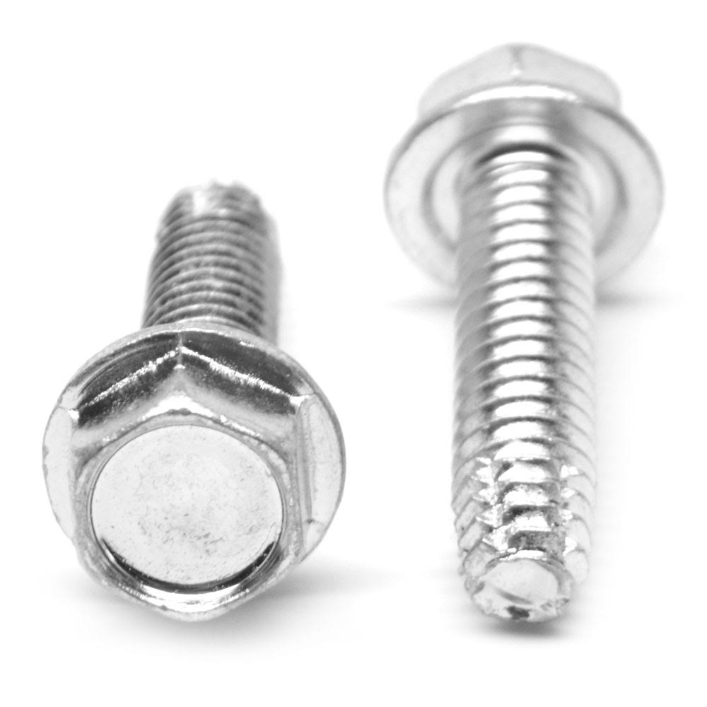 5/16-18 x 1 1/2 Coarse Thread Thread Cutting Screw Hex Washer Head Low Carbon Steel Zinc Plated H394