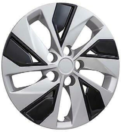 16" Silver Black Hubcap Wheelcover Pack of 2 R720797
