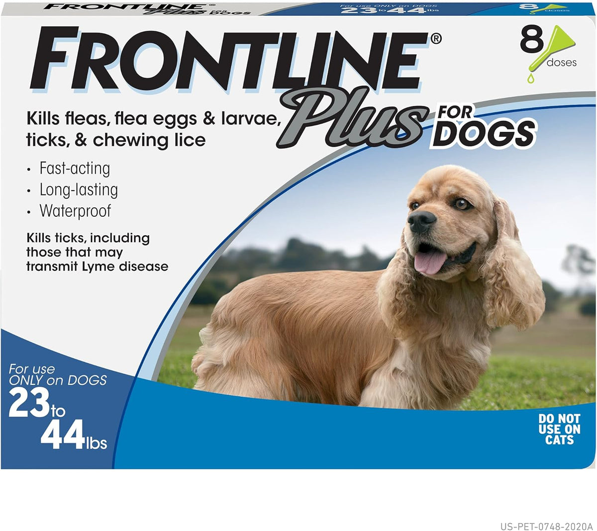 8 Doses Flea and Tick Treatment for Dogs C367631
