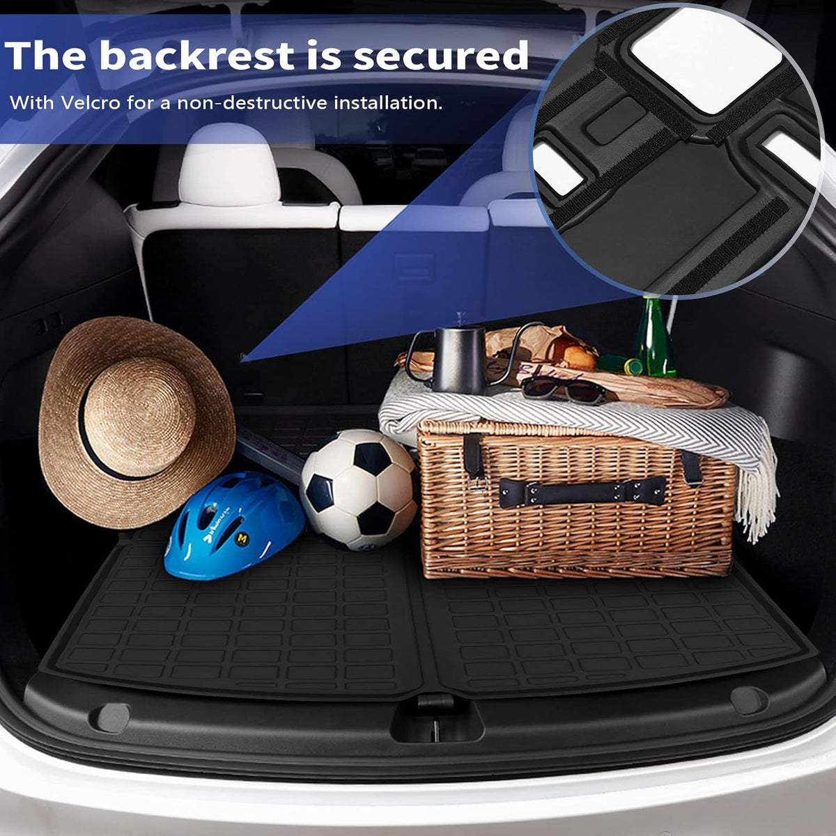 Black All-Weather Trunk Mats Cargo Liner G512592