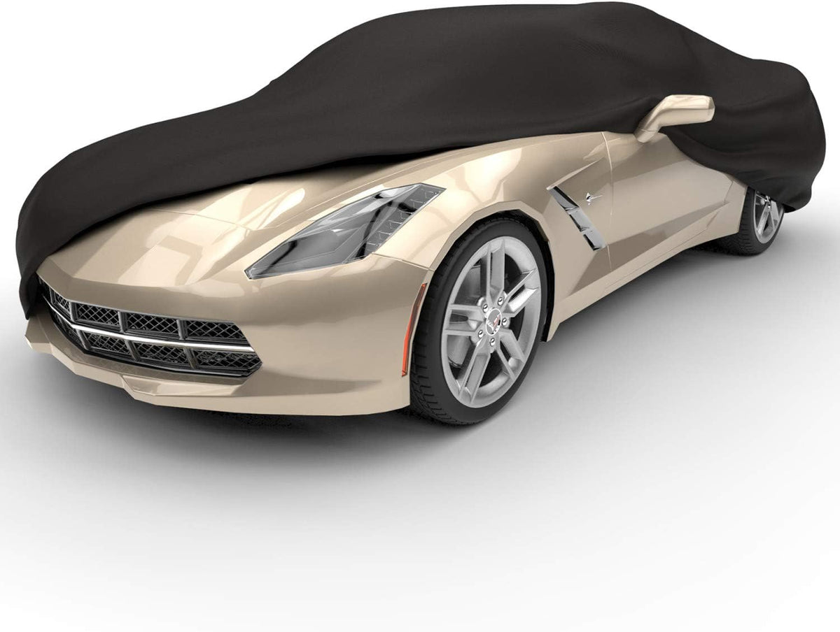 Black Stretch Car Cover for Chevrolet Corvette O2545