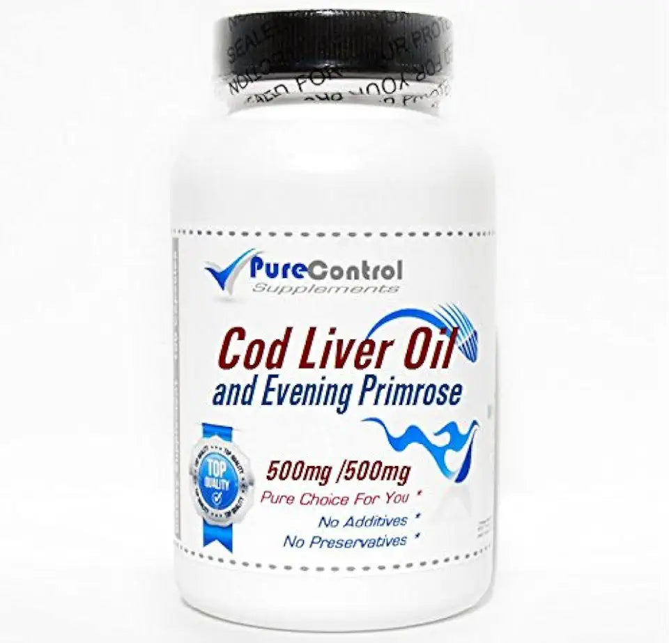 Cod Liver Oil Concentrate 500mg and Evening Primrose 500mg 200 Capsules N320
