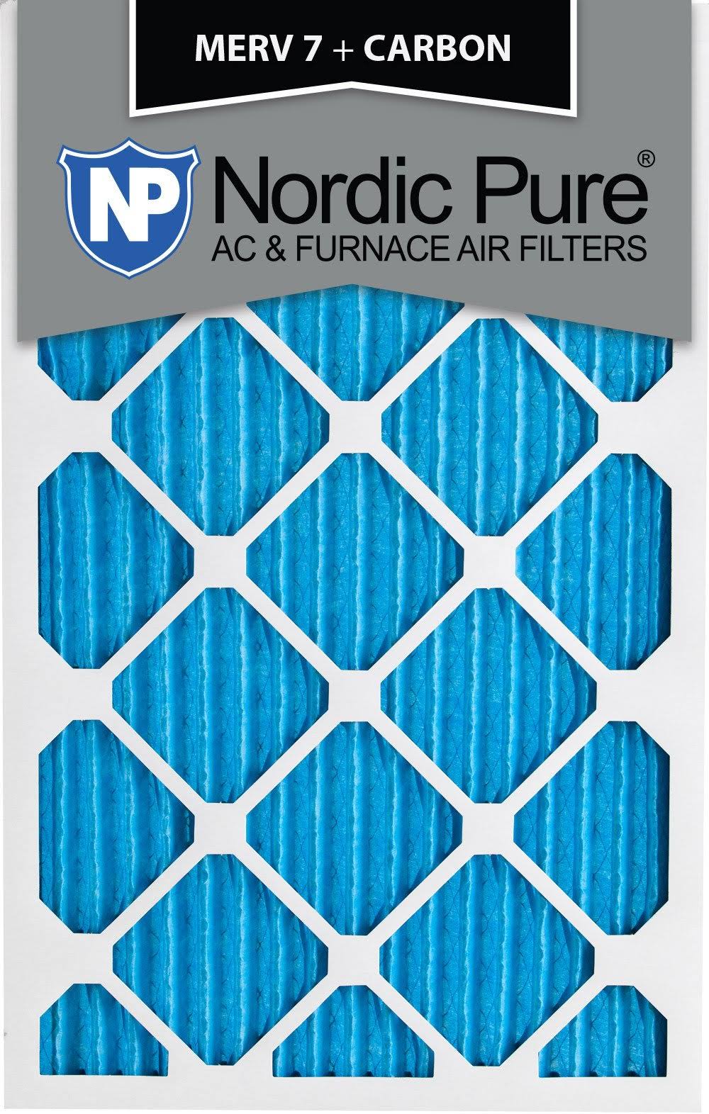 18x20x1 Pleated Air Filters MERV 7 Carbon Qty 24 L73850