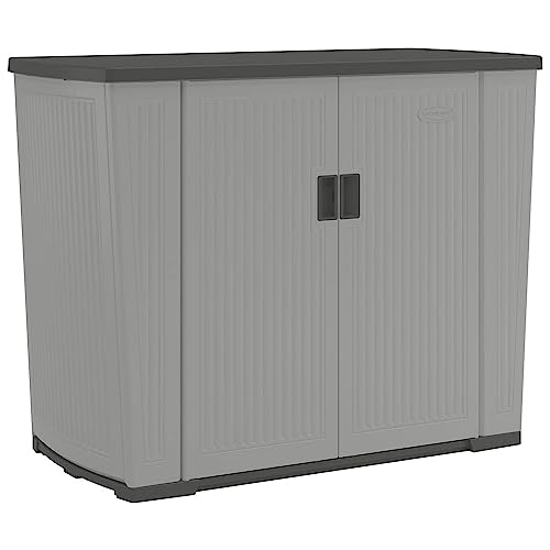 130 Gallon Dove Gray Outdoor Storage Shed V79729