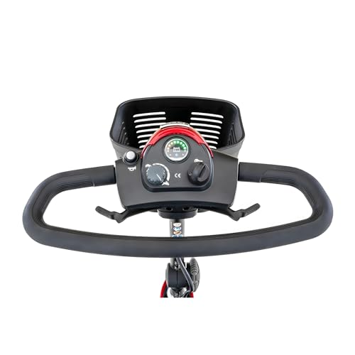 Blue 3-Wheel Scooter with 18 Ah Battery, 300 Lbs Weight Capacity D154