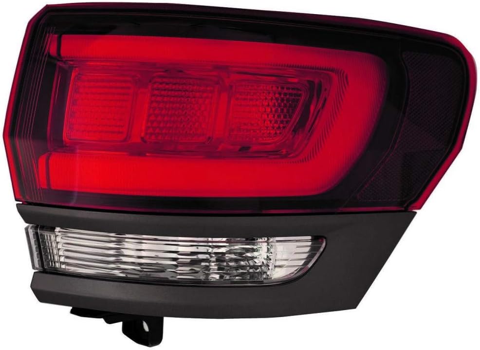 Dark Gray Passenger Side Tail Light Assembly J376424