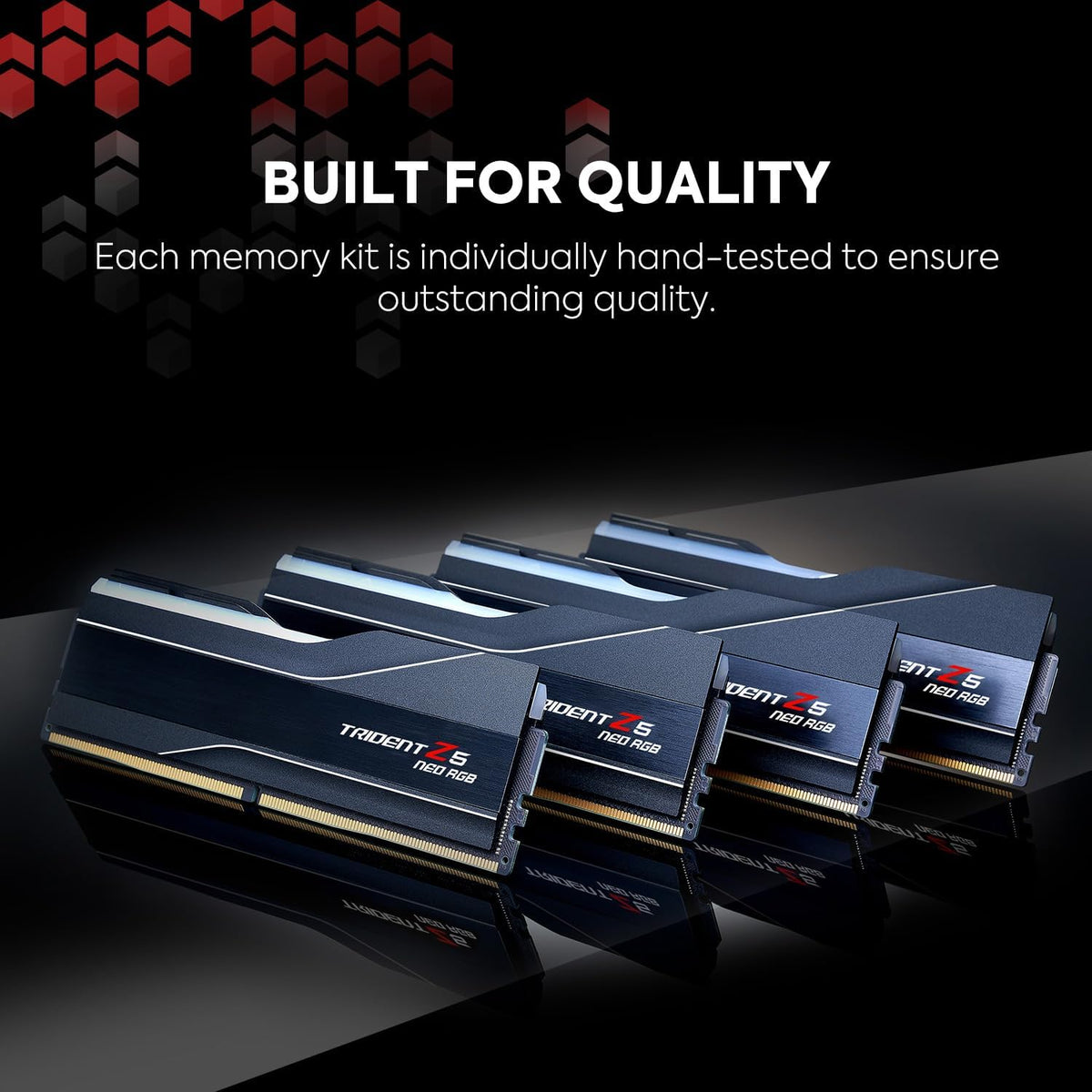 DDR5 RAM 64GB (2x32GB) 6000MT/s CL32-38-38-96 Matte Black Desktop Computer Memory Z7731