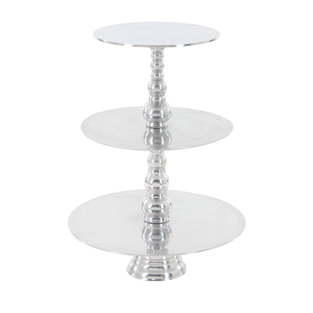 23 Inches High Aluminum 3/TIER Cake Stand E85112