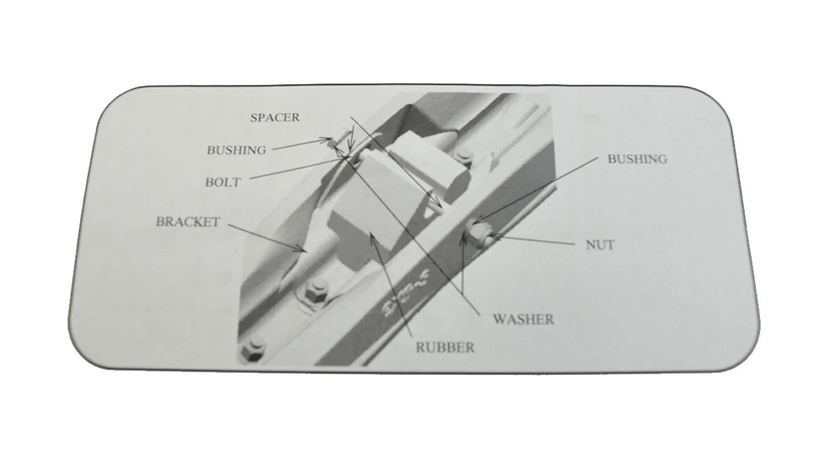 All-Terrain Skis with Mount Kit & 6" Carbides J752