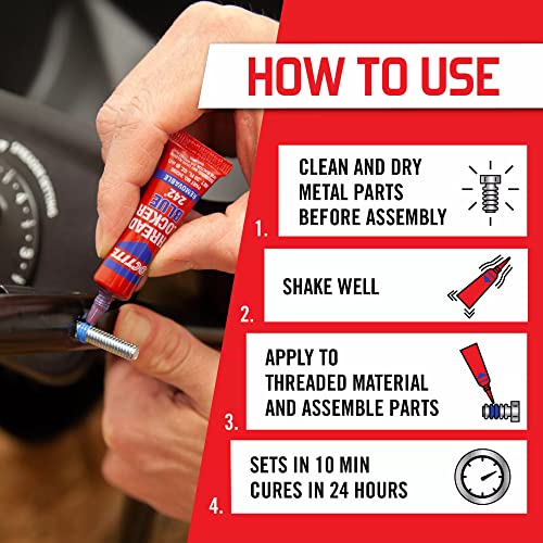 Blue Removable Medium Strength Threadlocker 6 ml S12903