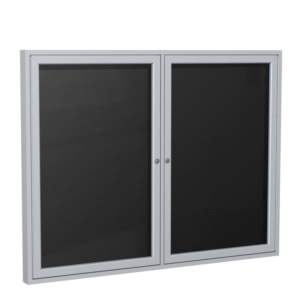 Black Satin Aluminum Enclosed Letter Board V77588