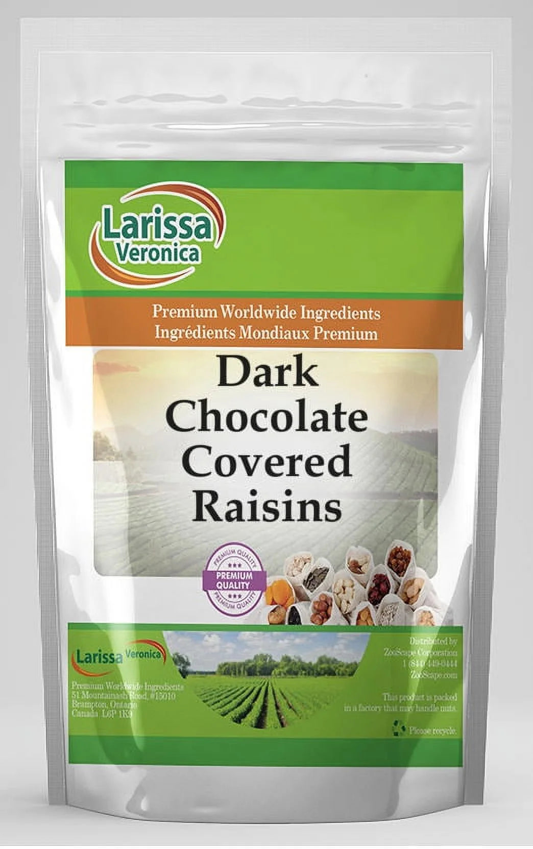 Dark Chocolate Covered Raisins 16 oz 2-Pack D62128