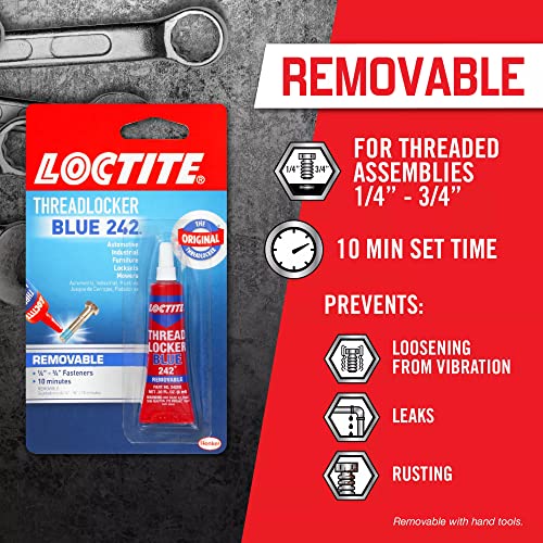 Blue Removable Medium Strength Threadlocker 6 ml S12903