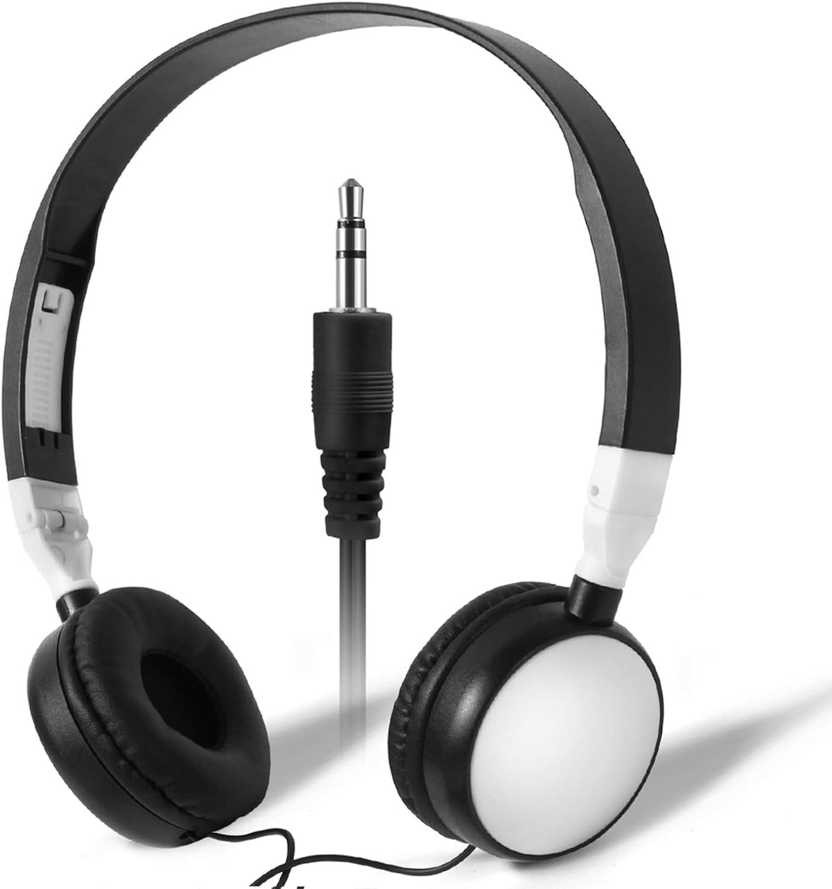 25 Pack Multi Color Foldable Headphones for School Q4546