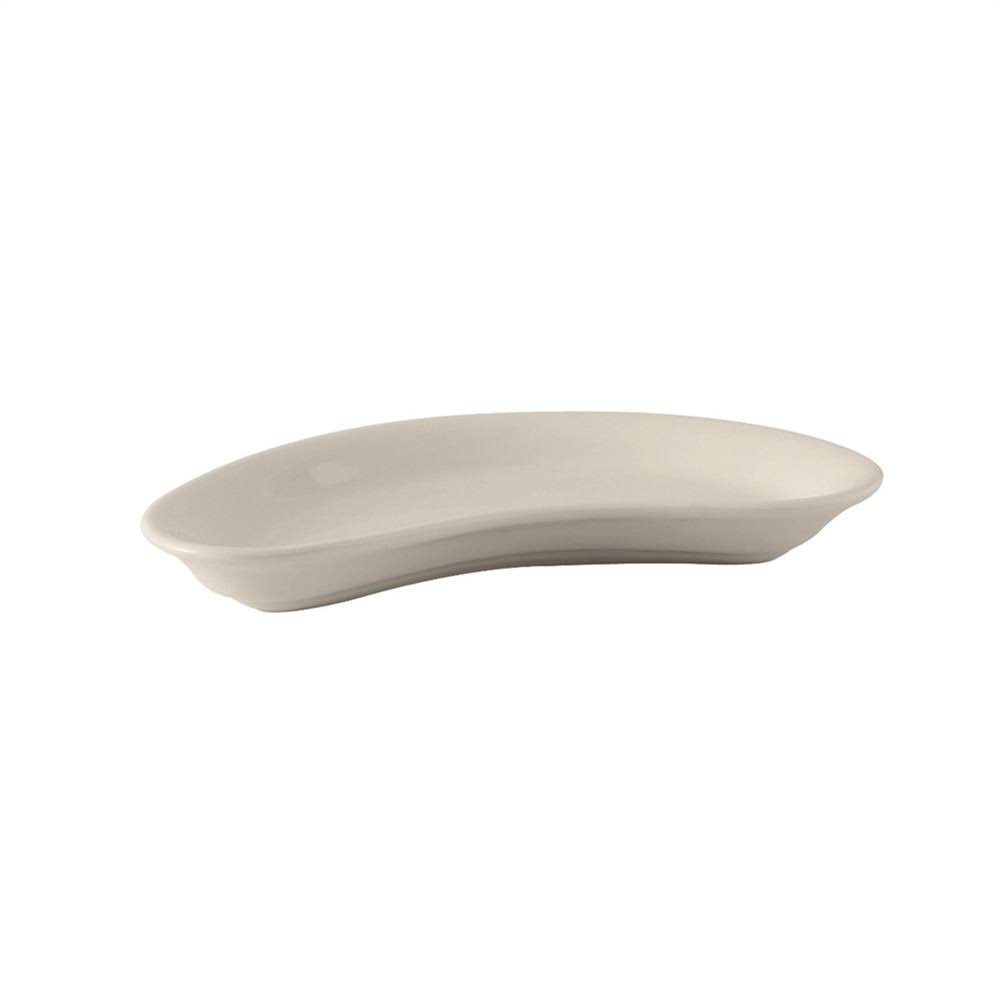 8 3/4 x 4 1/8 x 1 1/8 Crescent Dish Eggshell, Case of 12 T594