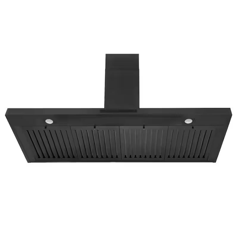 Black Stainless Steel 42 in. 400 CFM Convertible Wall Mount Range Hood I9285