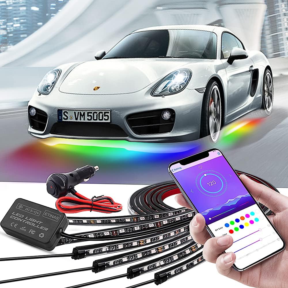 Bluetooth Dream Color Chasing Strip Lights Kit D64957