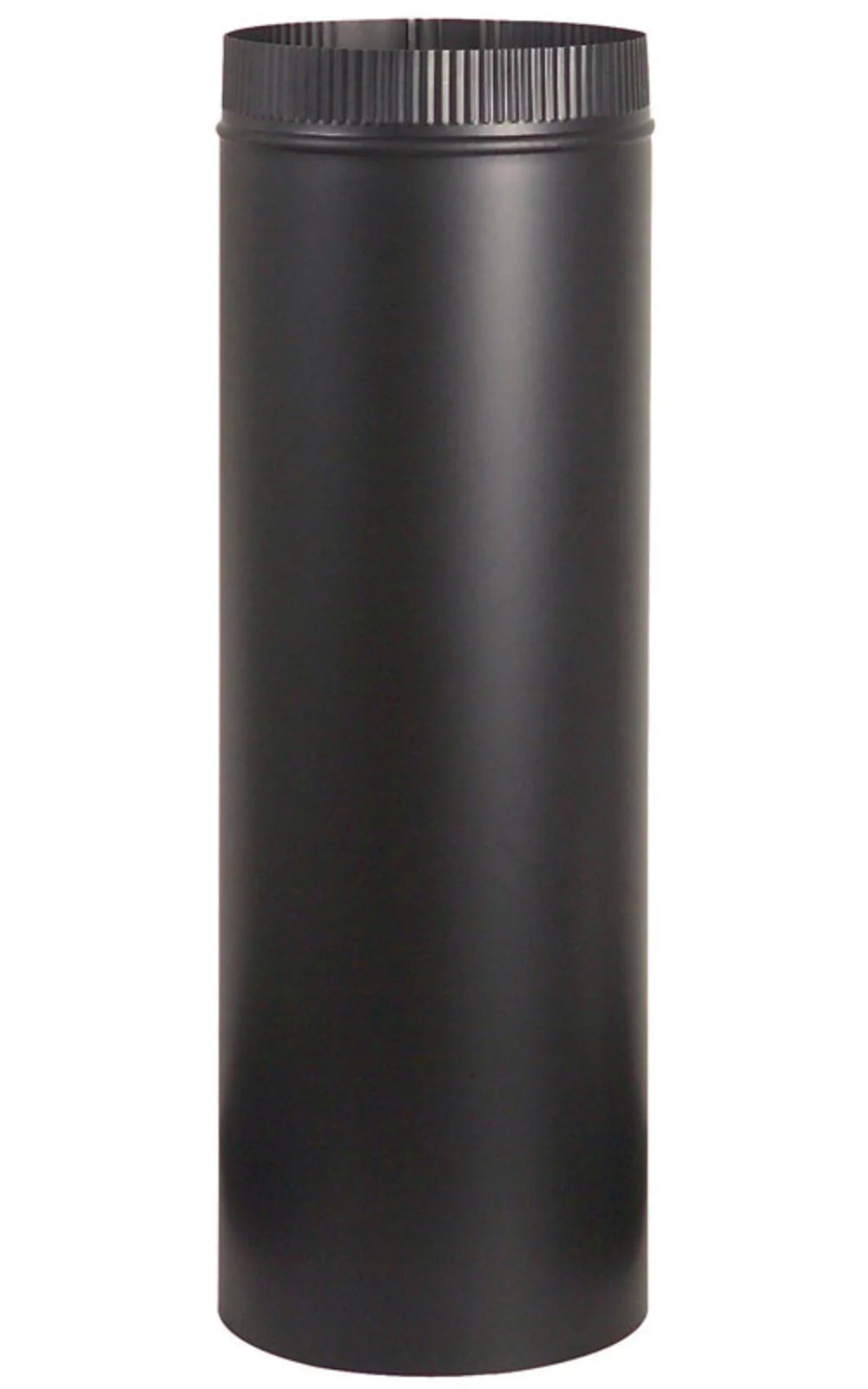 4 in. x 24 in. Black Steel Stove Pipe V558355