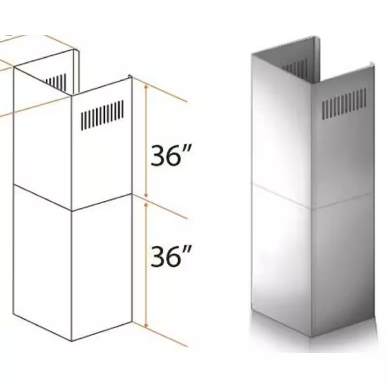 Chimney Extensions for 10 ft. to 12 ft. Ceilings Q74551