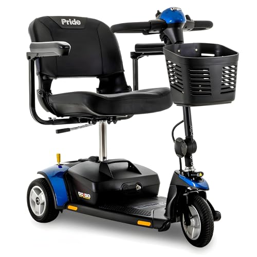 Blue 3-Wheel Scooter with 18 Ah Battery, 300 Lbs Weight Capacity D154