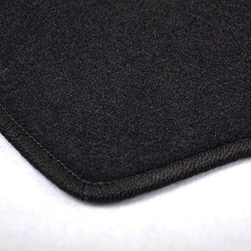 4 Pcs Black Nylon Floor Mats J3956
