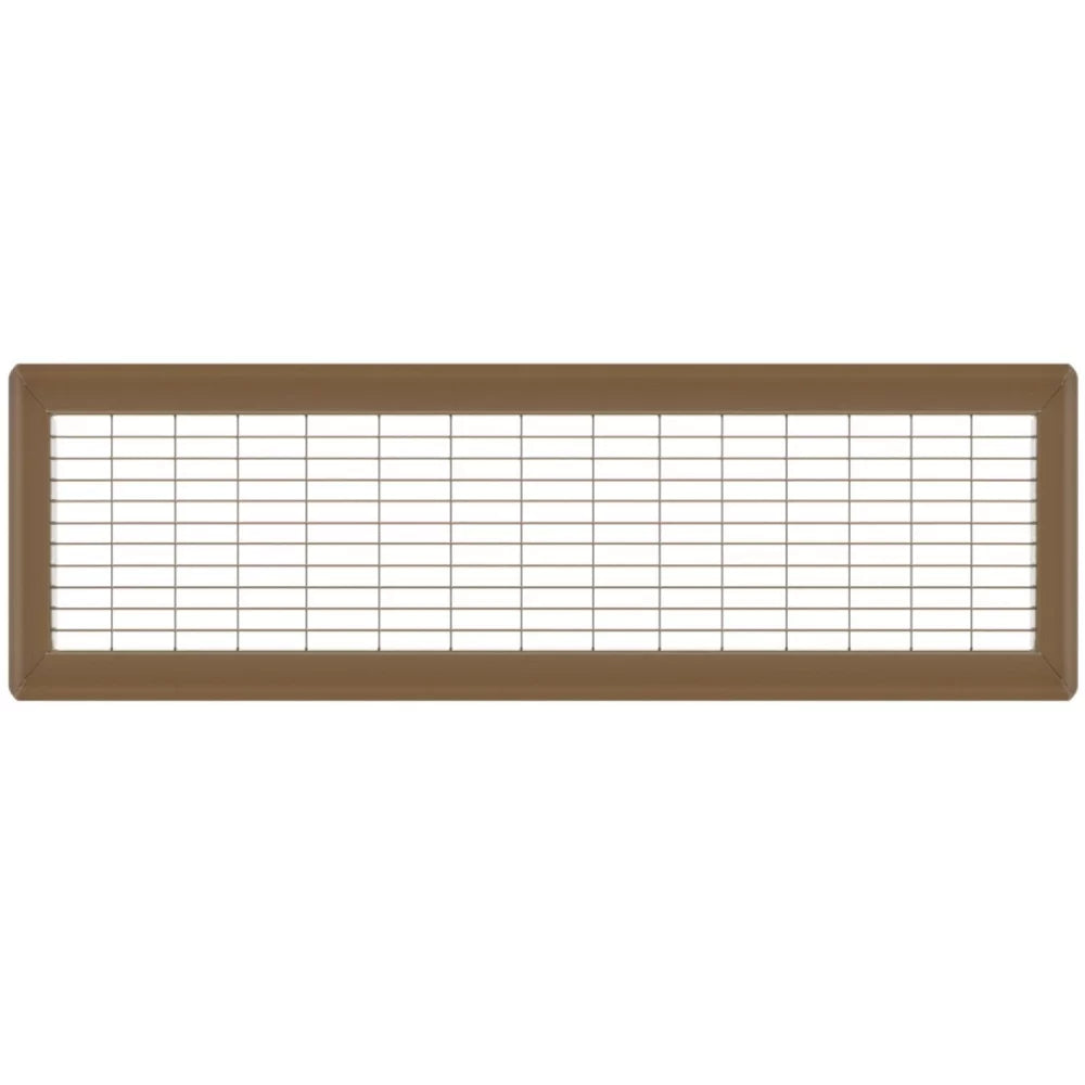 6in x 30in Brown Heavy Gauge Steel Floor Grille F29003