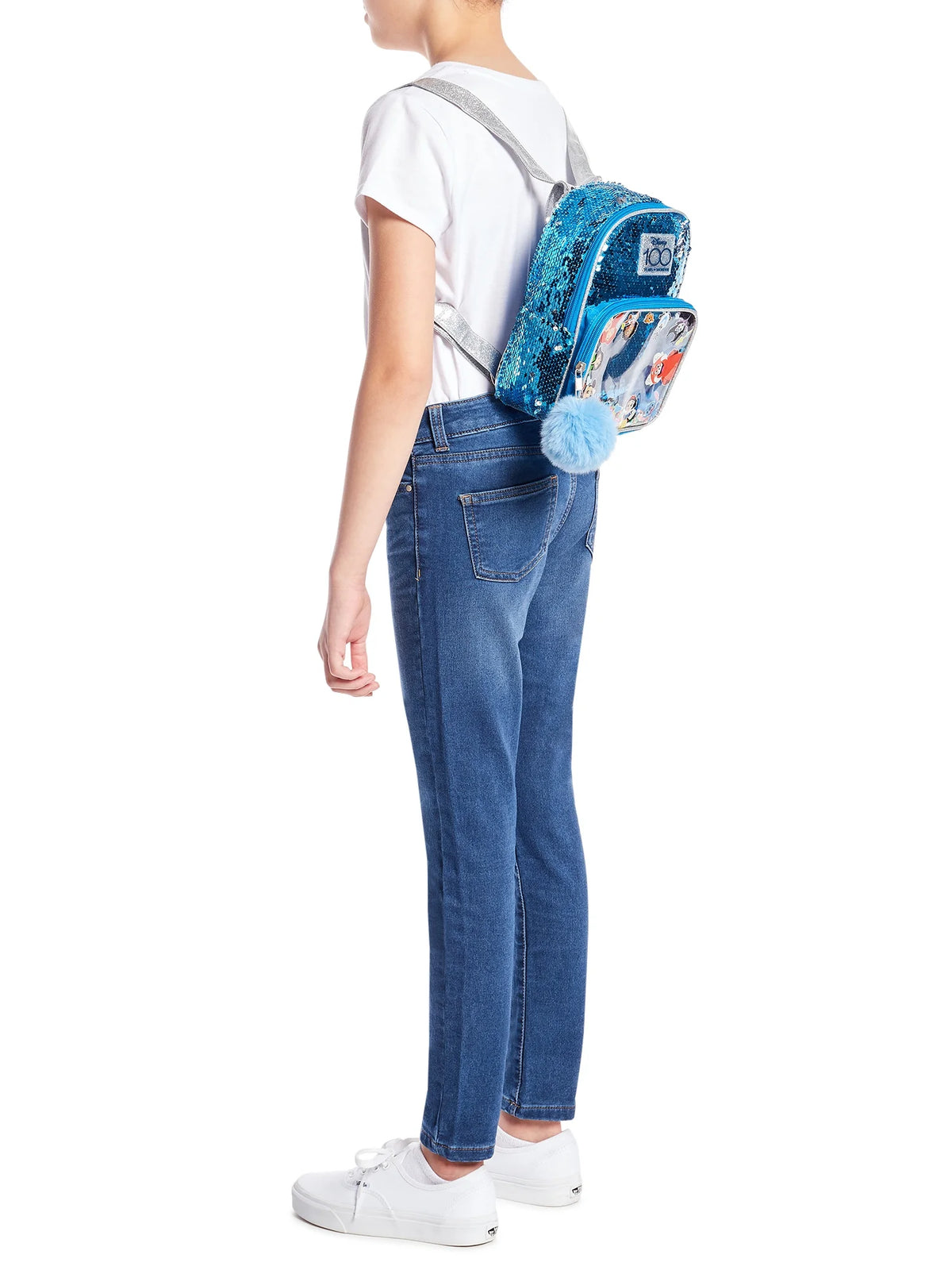 Disney 100 Girls Sequin Mini Backpack P8632