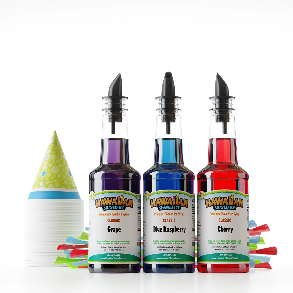 3 Flavor Fun Syrup and Accessories Pack O926365