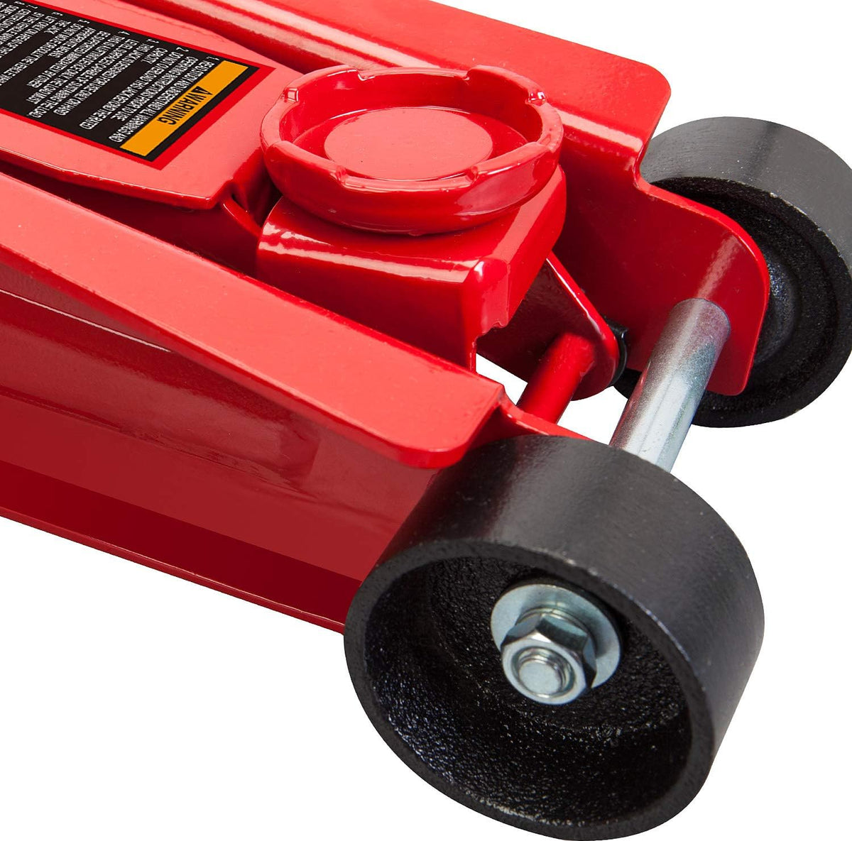 2.5 Ton Hydraulic Low Profile Trolley Floor Jack, Red, Pack of 2 H376