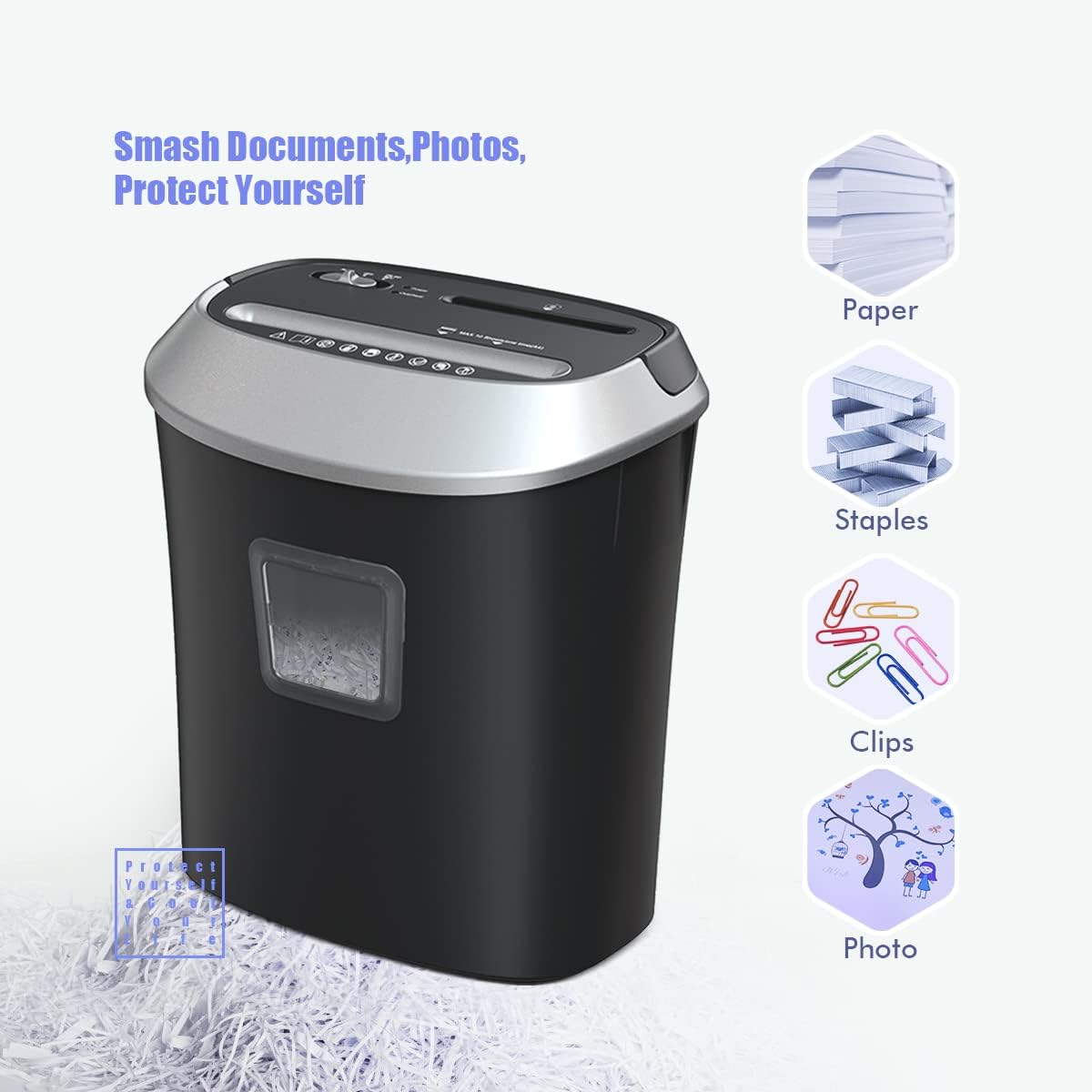 12-Sheet High-Security Cross-Cut Paper Shredder, Pack of 2 B684857