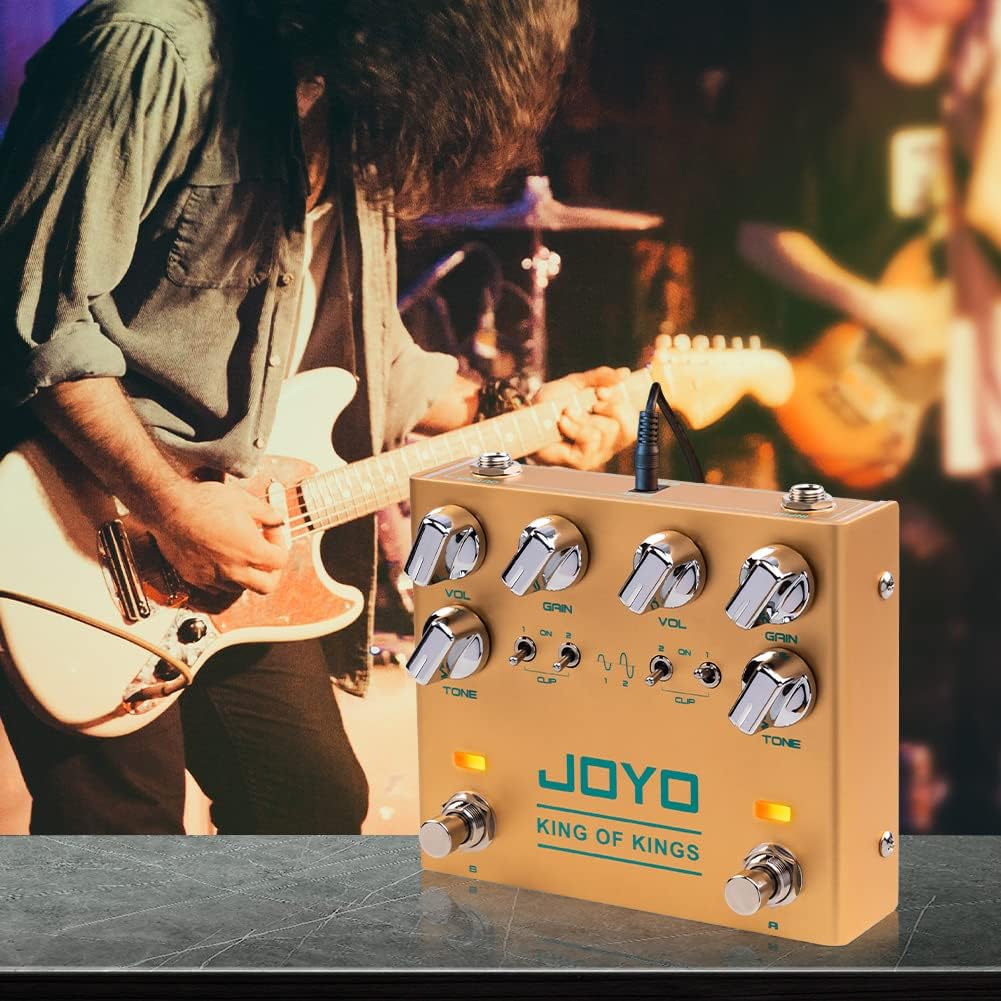 Dual Crunch Guitar Effect Pedal Overdrive Pedal True Bypass Pack of 2 G529