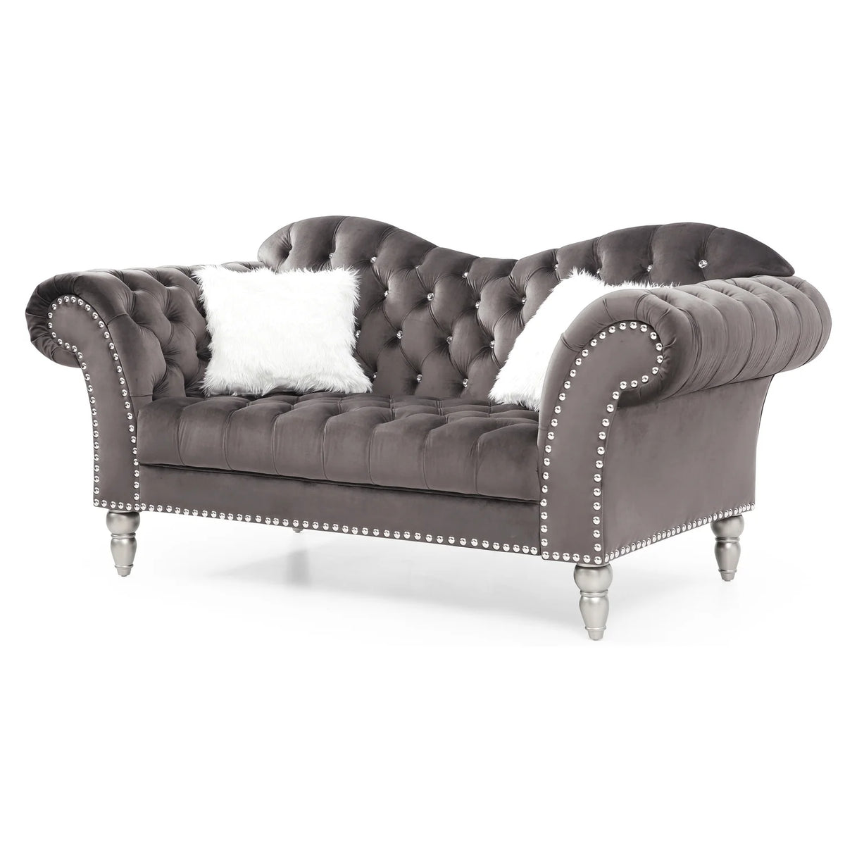 Dark Gray Loveseat F694
