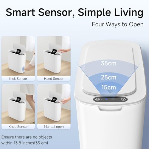 Automatic Motion Sensor 2.6 Gallon Touchless Trash Can B82822