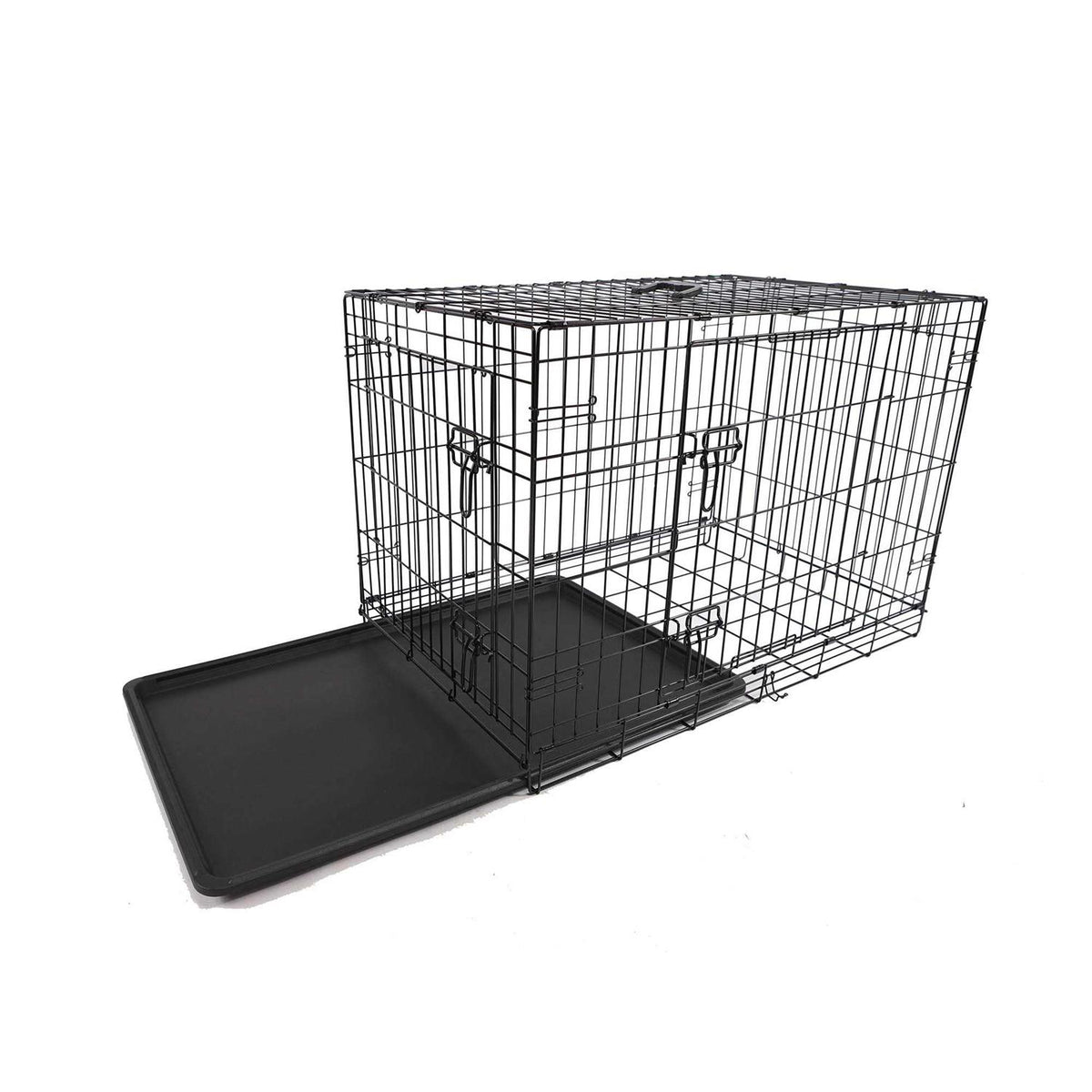 2-Door Folding Dog Crate A211