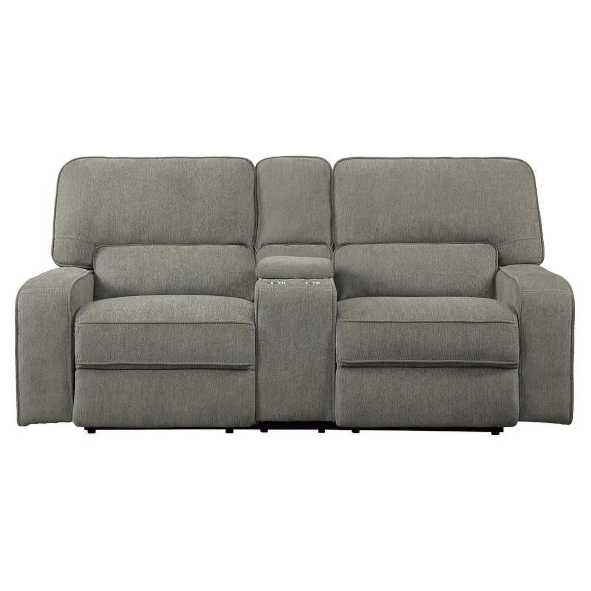 Chenille Power Double Reclining Love Seat U741
