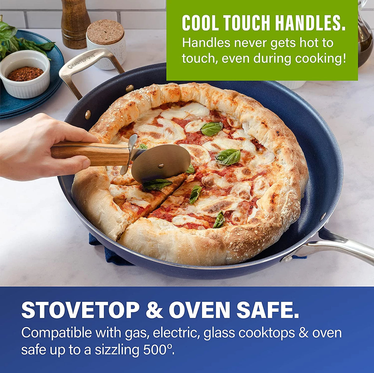 14″ Nonstick Fry Pan and Lid D489
